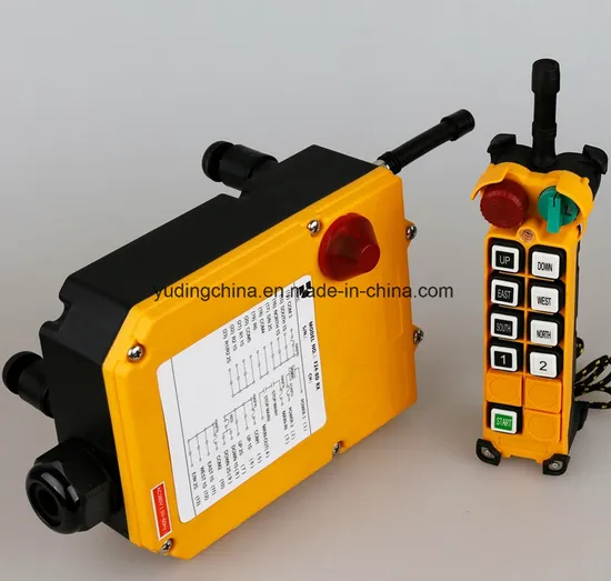 AC220V Industrial Wireless Telecrane Crane Remote Control for Overhead Crane, Eot Crane, Street Crane 