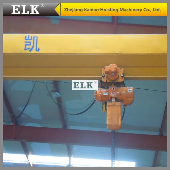 2ton Chain Hoist Dual Speed with Electric Trolley Chain Type 