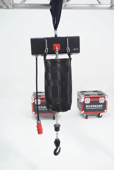 Chinese Suppliers Strong Transporting 2 Ton Electric Chain Stage Hoist with Low Price 