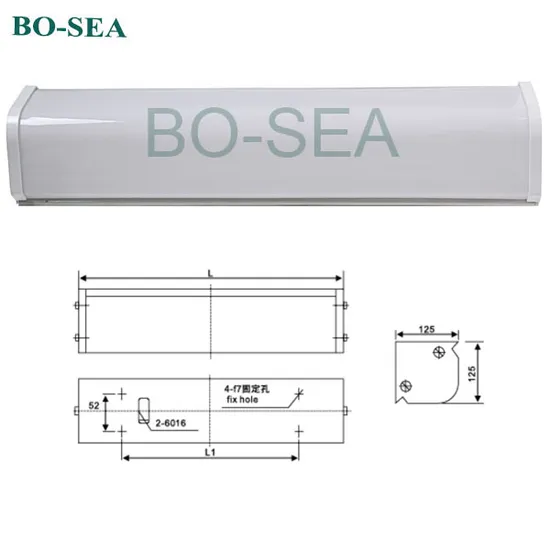 1*15W 1*20W 1*30W Marine Fluorescent Corner Light Boat Fluorescent Corner Lantern 