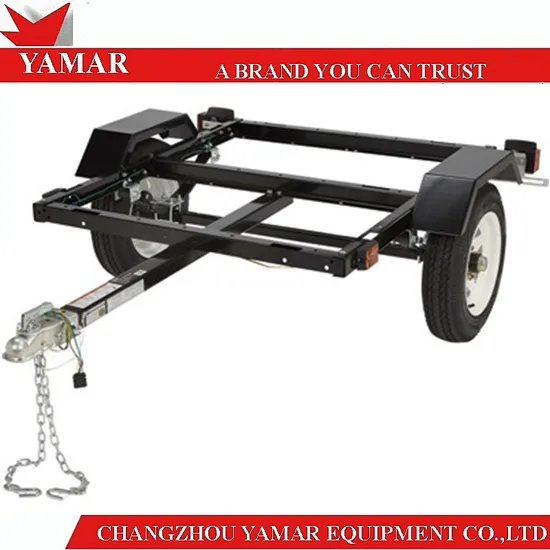 Black Powder Coated Utility Trailer with 40in. X48in. Bed 