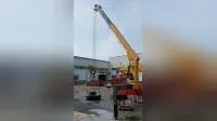 made in China Truck Mounted Cranes Telescopic Boom Specifications Crane Market 10 Tons Cranes SQ10S4 factory direct cylinder wheel truck 