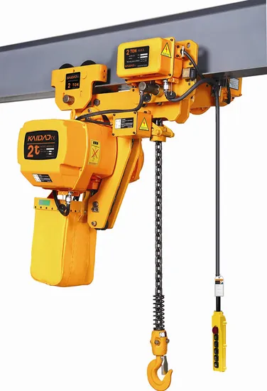 3ton Low Headroom Electric Hoist Chain Type with Trolley 